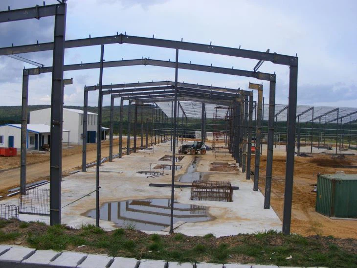 Steel Frame Structure Farm Storage Warehouse Building